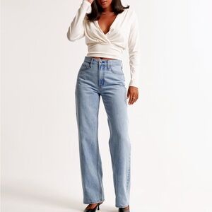 Abercrombie & Fitch High Rise Loose Jean